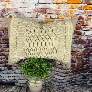 BOHO MACRAME PILLOW BY Devi Design
